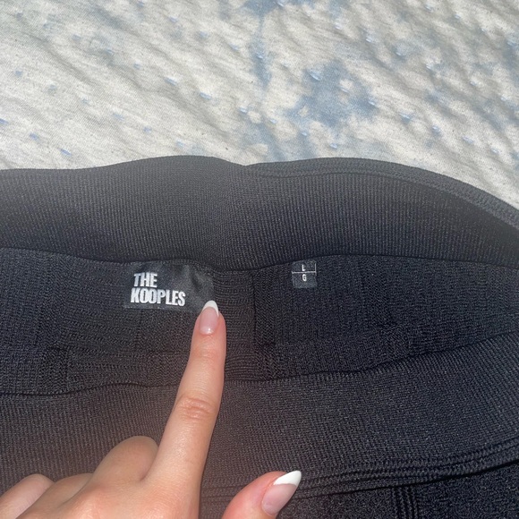 THE KOOPLES Short Black Knot Skirt - Picture 5 of 5